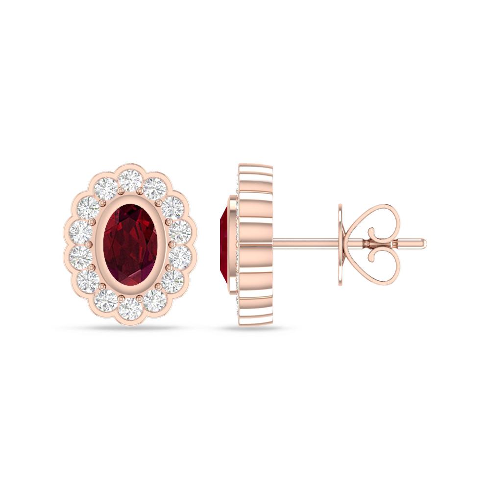 Rose Gold - Garnet